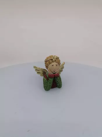 Anjel zeleno-červený s hviezdou na čele 7cm