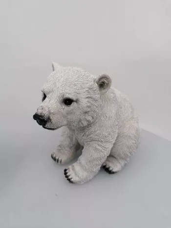 Biely medveď 13,5cm
