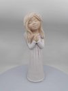 Sadrový anjel biely, 34x10x11cm