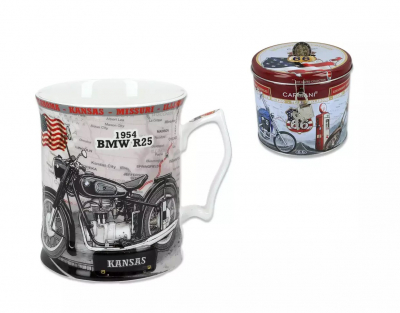 Porcelánový  hrnček,  BMW R25 1954