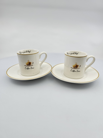 Porcelánové espresso šálky COFFE TIME