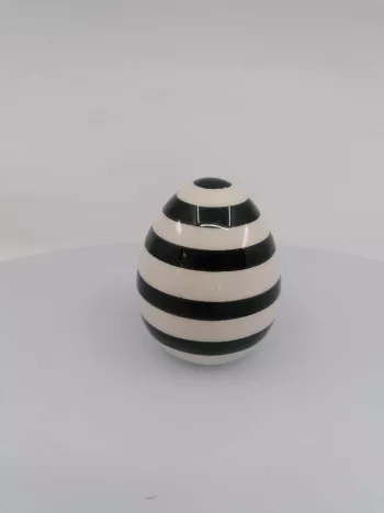Vajíčko bieločierne, keramické 