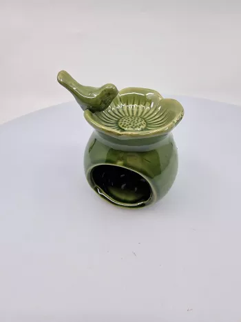 Aromalampa, zelená farba, 8x7 cm