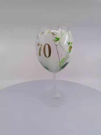 Jubilejný pohár k 70. výročiu orchidea, zelená
