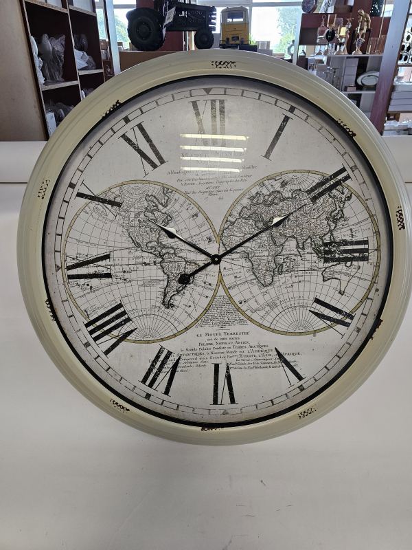 Hodiny, svetlé, 93x9 cm