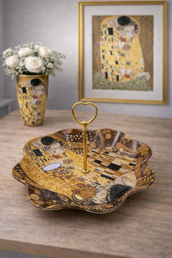 Dekoratívna miska, G. Klimt s držiakom, 30 cm