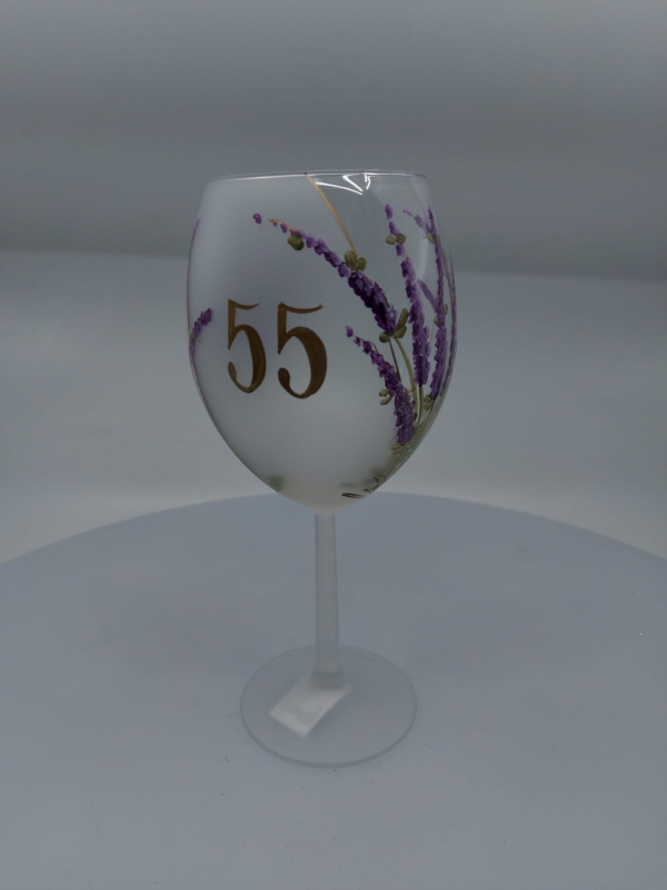 Jubilejný pohár, sklenený, 55 rokov