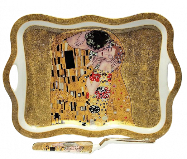 Tácka s lopatkou, G. Klimt, farebná