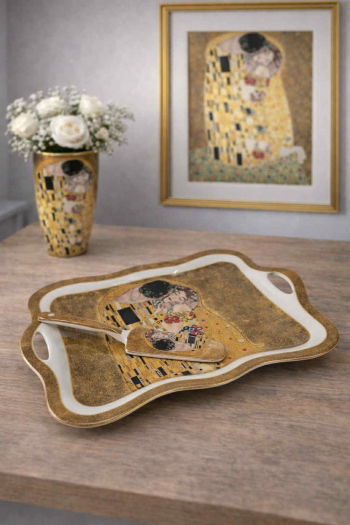 Tácka s lopatkou, G. Klimt, farebná