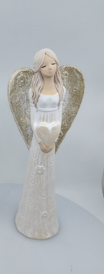 Dekoračný anjel VIKI, 38x14 cm