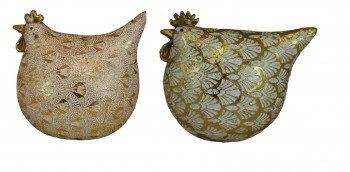 Veľkonočné figúrky kohút - sliepka, 14x10x12 cm