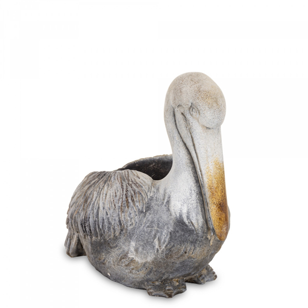 Nádoba, kačka, sivá, 23x14x23 cm