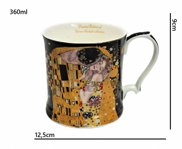 Hrnček, G. Klimt, bozk