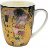 G. Klimt, hrnček, bozk, hnedý