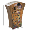 Váza, G. Klimt, BOZK, 20x6,5x15 cm, svetlohnedá