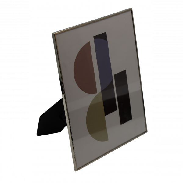 Fotorám, strieborný, veľký, 20,5x25,5x0,6 cm