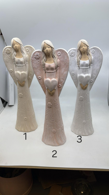 Dekoračný anjel VIKI, 38 cm