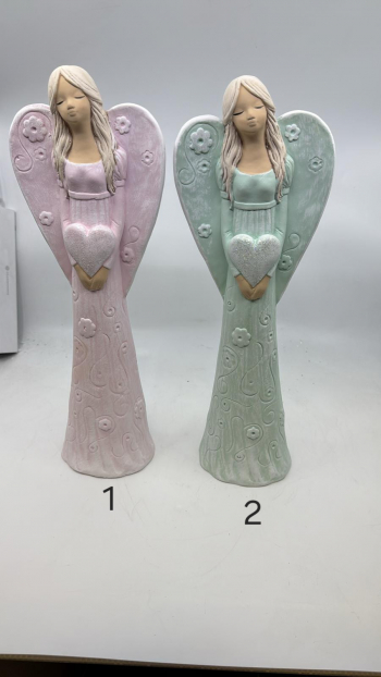 Dekoračný anjel VIKI, 38 cm