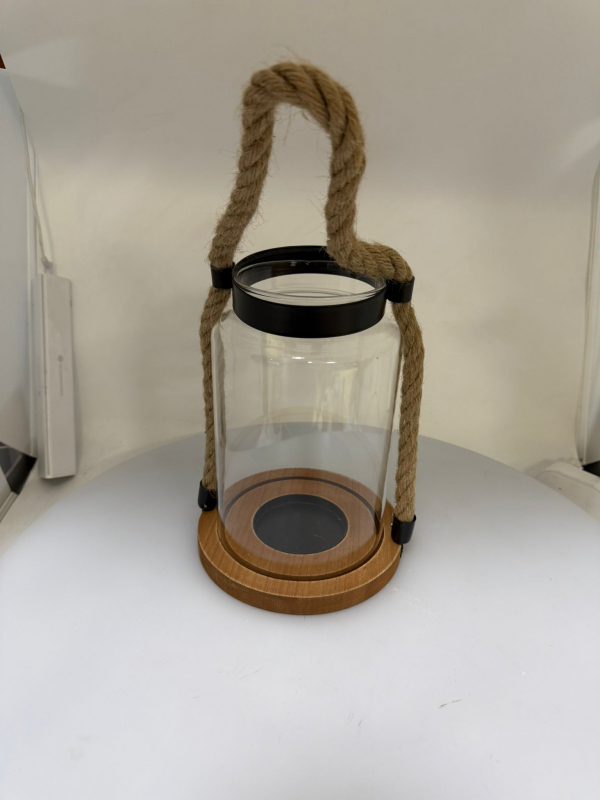 Svietnik, hnedý, sklenený