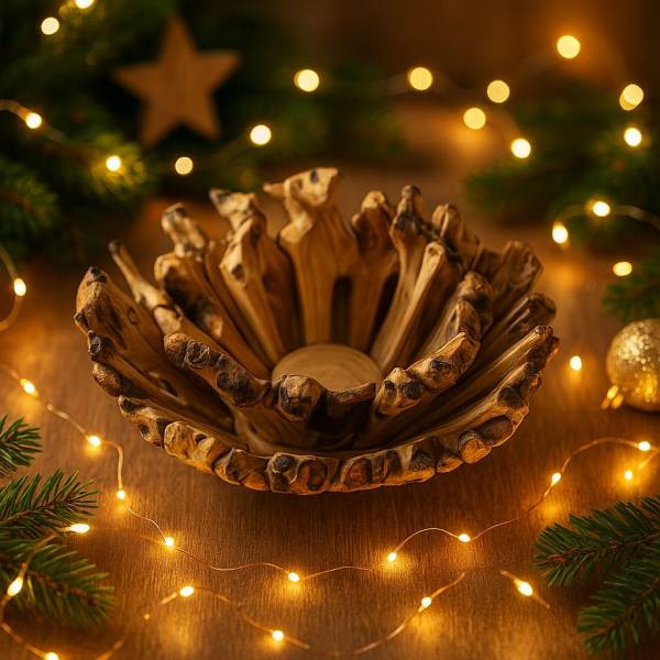 Drevené misky, 2 ks v sade