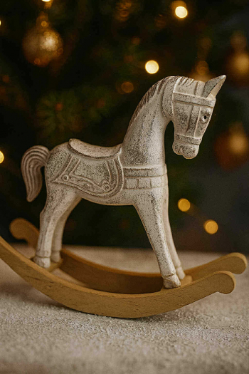 Dekoračný sviatočný kôň, 27x7x22 cm
