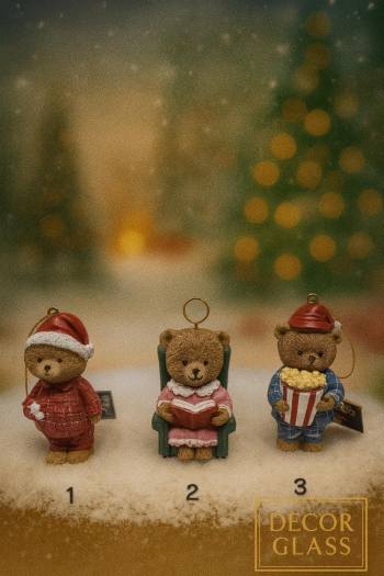 Vianočné závesné dekoračné figúrky, 10 cm