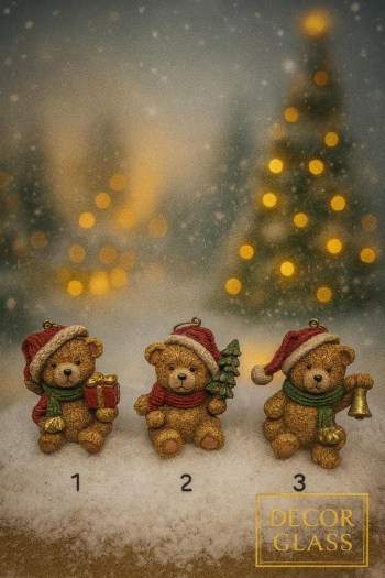 Vianočné závesné dekoračné figúrky, 7 cm