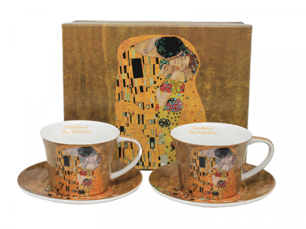 Sada šálok s podšálkami, G. Klimt, 2 ks v balení