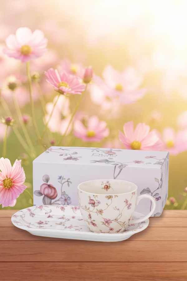 Šálka raňajková s podšálkouu, SAFA, 450 ml