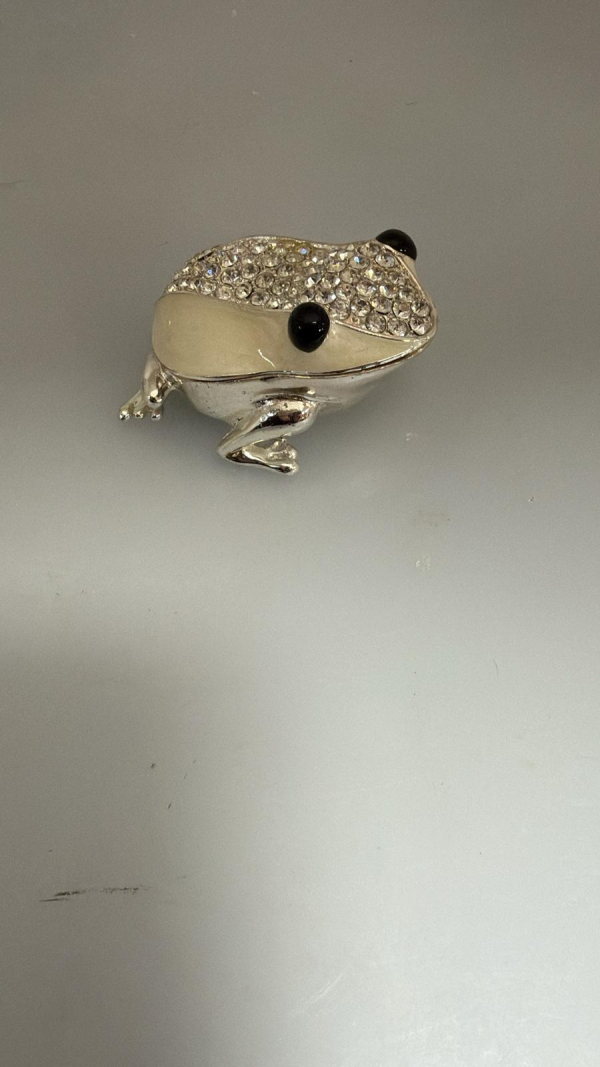 Malá šperkovnica, žaba, 6,5x4,5 cm