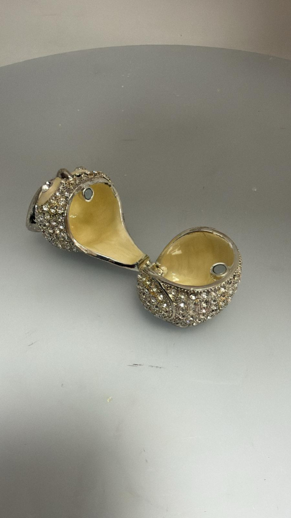 Malá šperkovnica, sova, 7x4,5 cm, poškod.