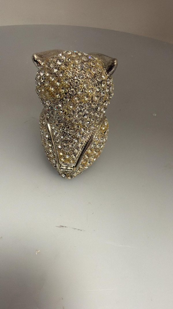 Malá šperkovnica, sova, 7x4,5 cm, poškod.