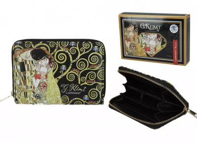 Peňaženka, G. Klimt, Bozk, tmavá