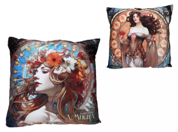 Vankúš, A. Mucha, 50x50 cm