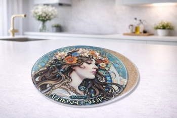 Keramická podložka, A. Mucha, 11 cm, 1 ks v balení