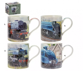 Hrnček, lokomotíva, mix 4 vzorov, 250 ml