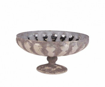 Sklenená misa Bosco Vintage Vanilla A 30x30x15 cm