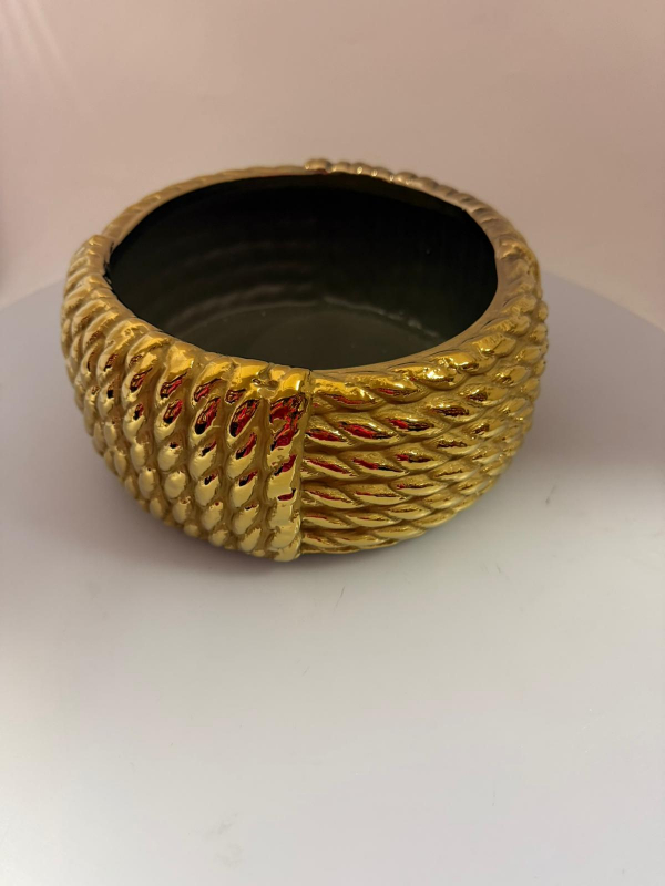 Betónový obal, zlatistý, lesklý, 10x20 cm