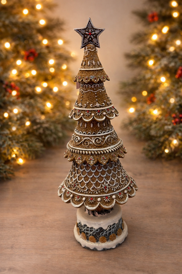 Vianočná figúrka, stromček, 43 cm