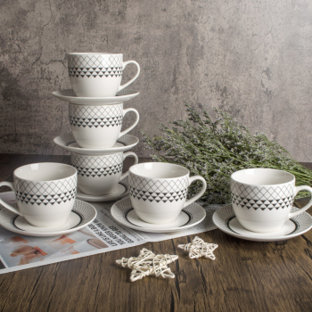 Sada šálok do kávy, LIVELLO, 6 ks v sade