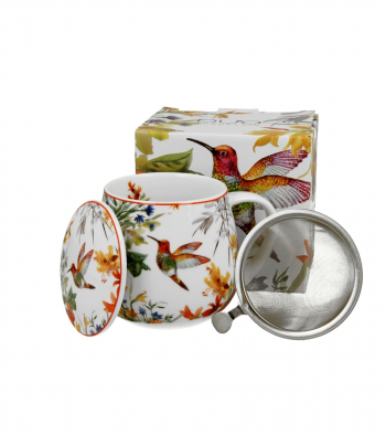 Hrnček so zaparovačom, LINNEA, farebný, 430 ml