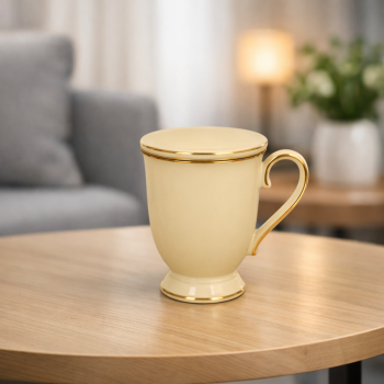 Hrnček so zaparovačom, ECRU, VICTORIA, 400 ml