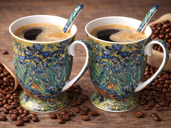 Sada dekorovaných hrnčekov, 300 ml