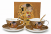 Šálky s podšálkami, G. Klimt, bozk, 230 ml, 2 ks v balení