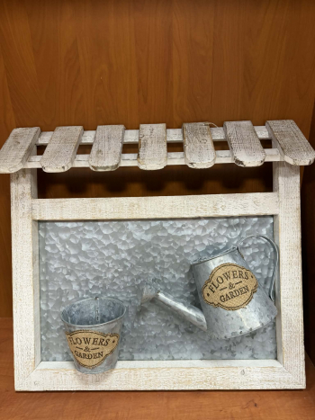 Záhradná dekorácia na zavesenie, svetlá, 50x52 cm