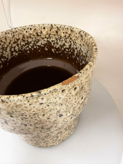 Obal na kvety, svetlohnedý, 15,5x15,5 cm, poškodený