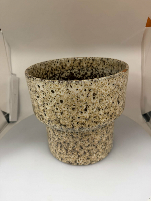 Obal na kvety, svetlohnedý, 15,5x15,5 cm, poškodený