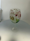 Jubilejný pohár k 60. výročiu, orchidea, ružový, 22x7 cm
