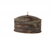 Kovový box, Rustic, tmavý, 25,5x17x18 cm