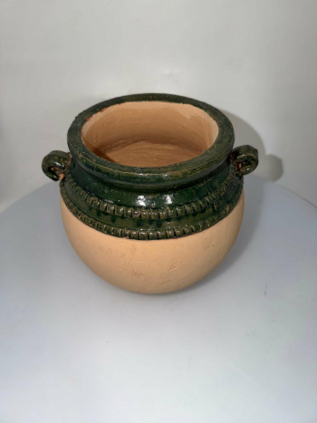 Obal na kvety Garden, keramický, hnedý, 20x19x17 cm